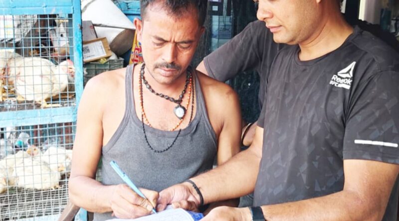 रुद्रपुर में खुले में मांस बेचने वालों के खिलाफ नगर निगम ने चलाया अभियान छह दुकानदारों के काटे चालान, मांस भी जब्त किया