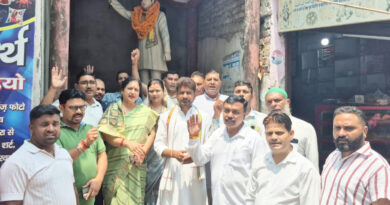 स्वर्गीय प्रधानमंत्री राजीव गांधी की पुण्यतिथि पर कांग्रेसियों ने किया नमन