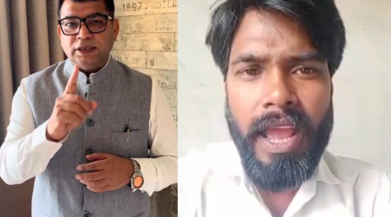 तो विधायक के बहाने मुस्लिमों में डोरा डाल रही भीम आर्मी।22 मिनट की वीडियो में विधायक पर जुबानी हमला तो मुस्लिमों को लुभाने का राग। 2027 के चुनाव से पहले भीम आर्मी ने युवक को बनाया मोहरा