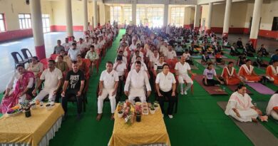 ग्यारहवें अंतर्राष्ट्रीय योग दिवस के उपलक्ष्य में हार्टफुलनेस संस्था द्वारा योग एवं ध्यान शिविर का किया आयोजन