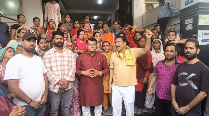 कल्याणी बेगूल नदी की जद मे आ रहे सैकड़ो परिवारों को मिली राहत!विधायक शिव अरोरा की जिला अधिकारी से वार्ता बाद अतिक्रमण के नोटिस बाटने की कार्यवाही रुकी