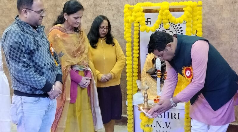 पी एम श्री जवाहर नवोदय विद्यालय रुद्रपुर में फुटबॉल फॉर स्कूल (एफ4एस) कार्यक्रम का विधायक शिव अरोरा ने किया उद्घाटन 