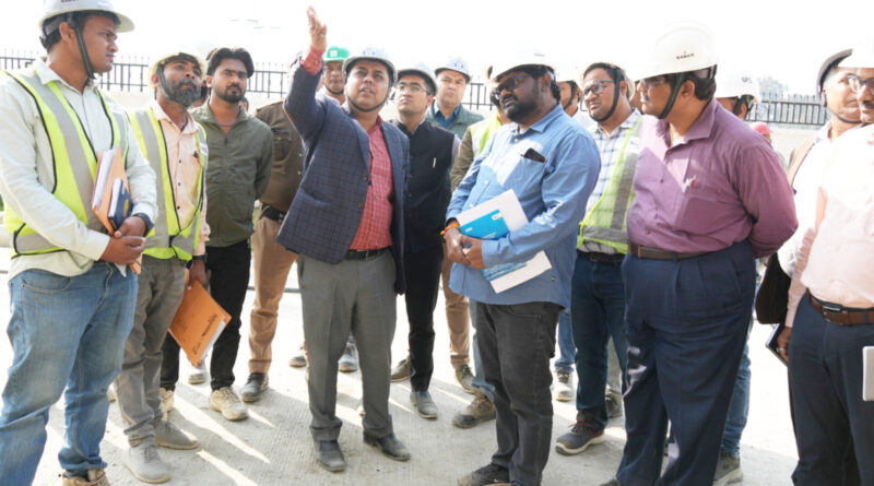 निर्माणाधीन एम्स किच्छा का डीएम नितिन सिंह भदौरिया ने किया निरीक्षण।निर्माण कार्यों की धीमी गति पर जताई नाराजगी,तेजी लाने के निर्देश 