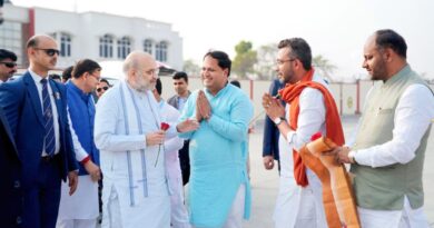 महापौर विकास शर्मा ने केन्द्रीय गृह मंत्री का किया स्वागत।नरेन्द्र मोदी और अमित शाह के मार्गदर्शन में 2027 में फिर खिलेगा कमलः विकास शर्मा 