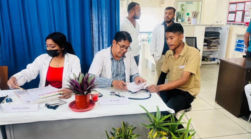 अशोक लेलैंड प्लांट में स्वस्थ्य शिविर आयोजित, सैकड़ों कर्मचारियों का हुआ चैकअप 