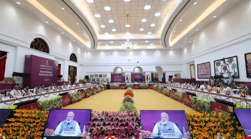 मुख्यमंत्री धामी ने नीति आयोग की बैठक में राज्य के विकास का रोड मैप किया प्रस्तुत।प्रधानमंत्री नरेन्द्र मोदी की अध्यक्षता में दिल्ली में आयोजित हुई बैठक 