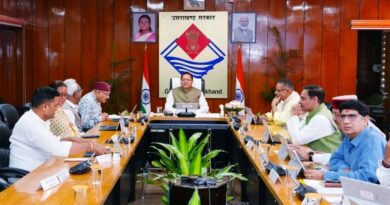 धामी सरकार की कैबिनेट बैठक में कई अहम प्रस्तावों पर लगी मुहर।मिडिल ईस्ट में युद्ध की बजह निर्माण कार्यों में आए असर का हल निकालने पर भी बनी सहमती 