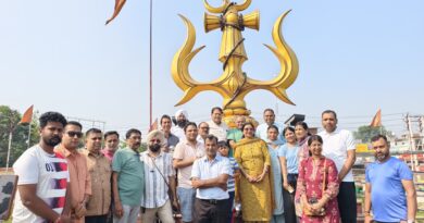 आदि कैलाश यात्रियों का त्रिशूल चौक पर भव्य स्वागत।आध्यात्मिक नगरी के रूप में विकसित हो रहा है रूद्रपुरः विकास शर्मा
