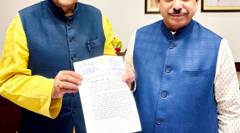 रुद्रपुर में केंद्रीय विद्यालय की स्थापना को लेकर सांसद अजय भट्ट ने केंद्रीय शिक्षा मंत्री प्रहलाद जोशी से की शीघ्र स्वीकृति की मांग