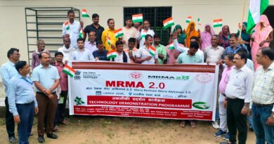 मेरा रेशम–मेरा अभिमान 2.0 के तहत अजीतमल में तकनीकी प्रदर्शन कार्यक्रम आयोजित