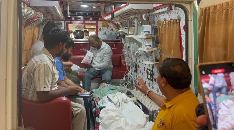 बड़ी खबर,महापौर विकास शर्मा ने मुख्यमंत्री के सहयोग से अभिषेक को एम्स ऋषिकेश कराया रेफर