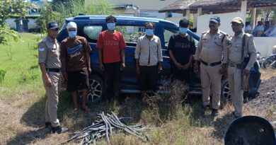 *एसएसपी अजय गणपति के निर्देशन में खटीमा पुलिस ने विद्युत केबल चोरी करने वाले गिरोह का किया भंडाफोड़।**विद्युत केबल चोरी करने वाले चार शातिर चोर गिरफ्तार* *घटना में प्रयुक्त कार एवं करीब ₹2.50 लाख कीमत की चोरी की विद्युत केबल बरामद*