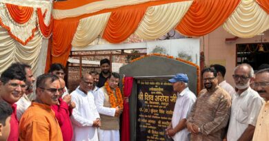 *सामिया लेक सिटी में विधायक शिव अरोरा ने मंदिर सौंदर्यीकरण कार्य का किया लोकार्पण**विधायक निधि से स्वीकृत कार्य जनता को किया समर्पित, बोले—जनसेवा और विकास कार्यों का संकल्प निरंतर जारी*