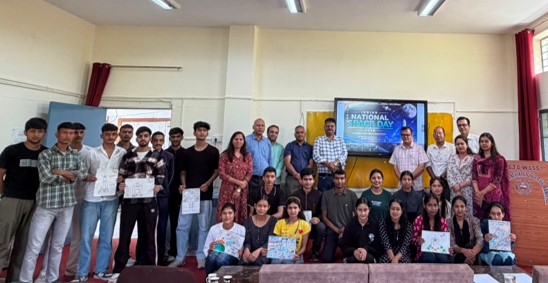 राष्ट्रीय अंतरिक्ष दिवस 2026 के उपलक्ष्य में भौतिक विज्ञान विभाग में विभिन्न प्रतियोगिताओं का आयोजन