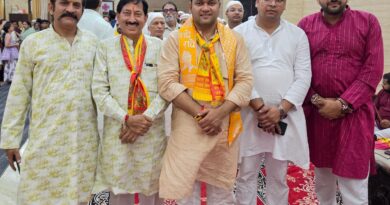 *जन्माष्टमी पर विभिन्न धार्मिक स्थलों पर पहुंचे भाजपा जिला मंत्री प्रमोद मित्तल* *पूजा-अर्चना कर लिया भगवान श्री कृष्ण एवं देवी-देवताओं का आशीर्वाद*