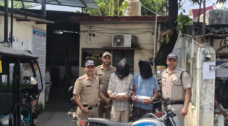 *ट्रांजिट कैंप पुलिस ने मोबाइल झप्पटने के दो आरोपी दबोचे, पांच मोबाइल बरामद* *घटना में प्रयुक्त बाइक भी बरामद।*