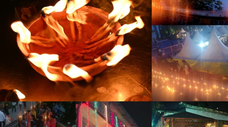*आशीर्वाद का दीया’ से रोशन हुआ नैनीताल, जनपद में जले 2.51 लाख दीपक* *नैनीताल शहर में रोशन किए किए गए 51 हजार आशीर्वाद के दीपक*