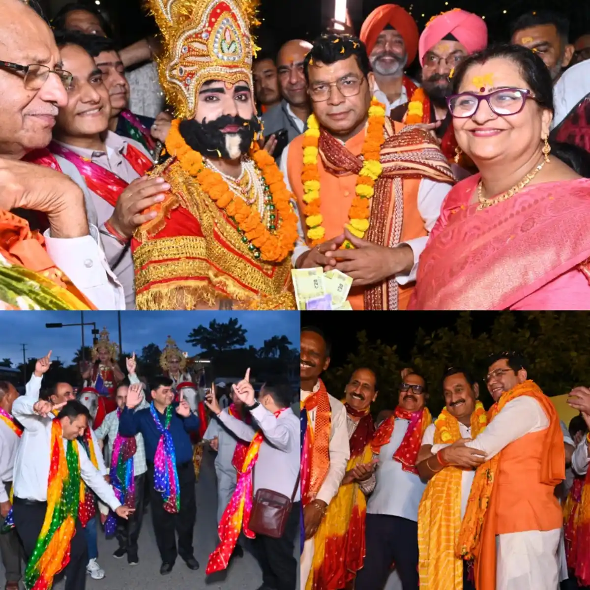 पुष्पवर्षा से हुआ श्रीराम बारात का भव्य स्वागत, नाचते-गाते जनकपुरी पहुँचे बाराती