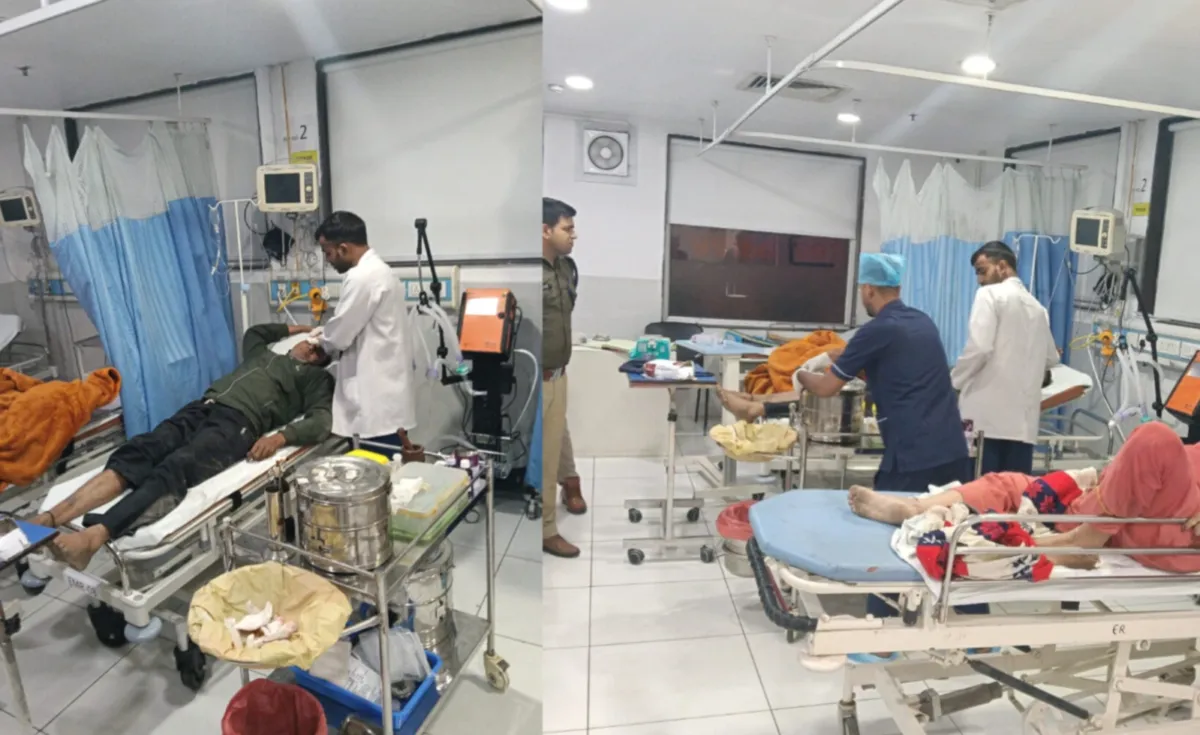 सड़क दुर्घटना में घायल दंपति के लिए देवदूत बनी रुद्रपुर पुलिस, तत्परता दिखाते हुए दोनों घायलों को पहुंचाया अस्पताल